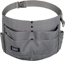Klein Tools 21022 6-Pocket Tool Apron, Durable Duck Canvas with Riveted Seams, A