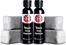 New Black Trim Restorer 2-Pack - Restores Plastic Trim to a Rich, Black Color wi