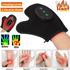 Cordless Hand Massager with 3 Heat and vibration for Arthritis and Carpal Tunnel