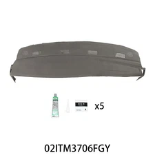 Fit For 2002-05 Dodge Ram 1500 2500 Molded Dash Pad Board Cover Cap Gray