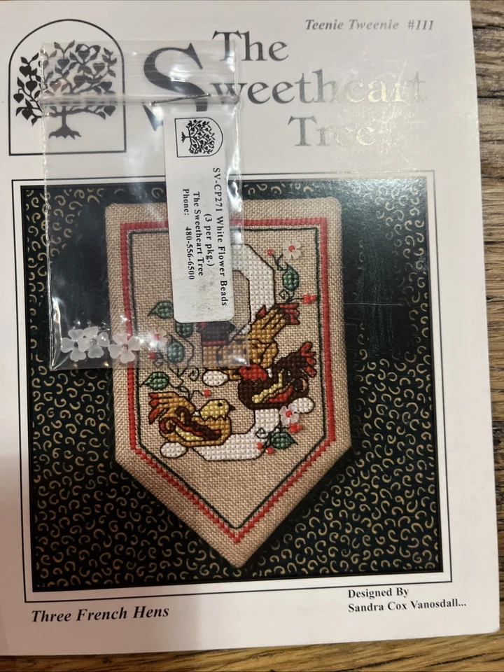 The Sweetheart Tree ~ Teenie Tweenie 12 DAYS OF CHRISTMAS NEW with embellishment - Image 4 of 4