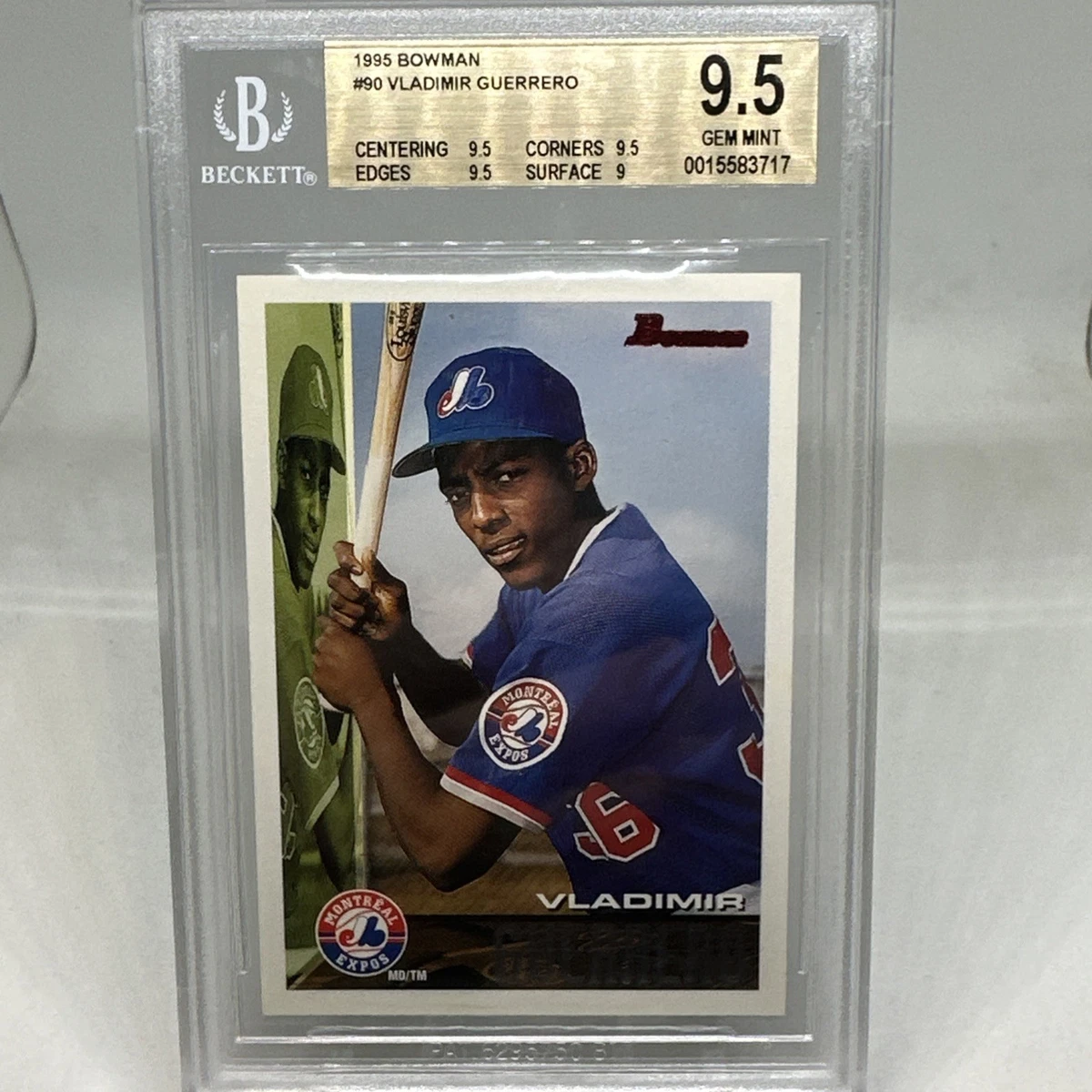 Bowman Rookie Vladimir Guerrero Baseball Trading Cards for sale | eBay