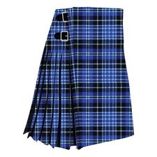 Scottish Clan Clark Tartan Kilt For Men - Traditional Scottish Acrylic Wool Kilt