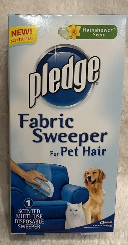 Pledge Fabric Sweeper Multi-Use Pet Hair Disposable Sweeper Rainshower ScentNew