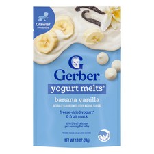 Snacks for Baby, Yogurt Melts, 8 Months, Banana Vanilla, 1 oz 28 g 