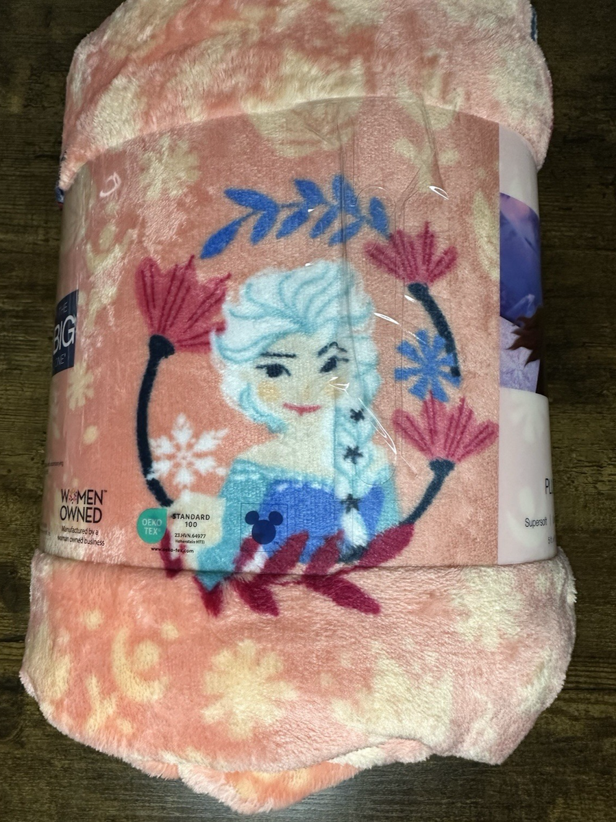 NEW DISNEY PRINCESS FROZEN ELSA ANNA KOHLS THE BIG ONE PLUSH THROW