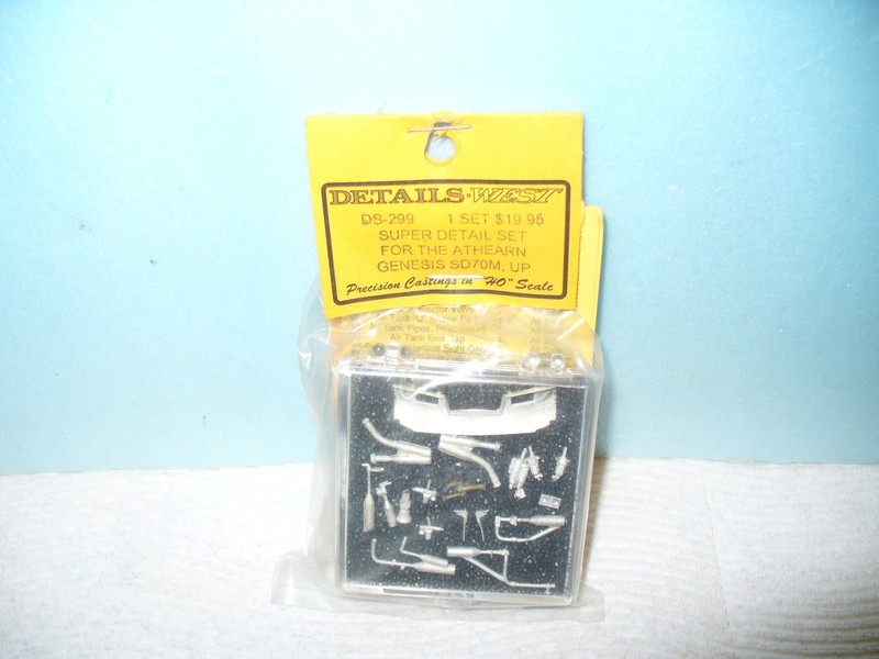 DETAILS WEST #DS-299 HO Super Detail Set for ATHEARN GENESIS SD70M Union Pacific