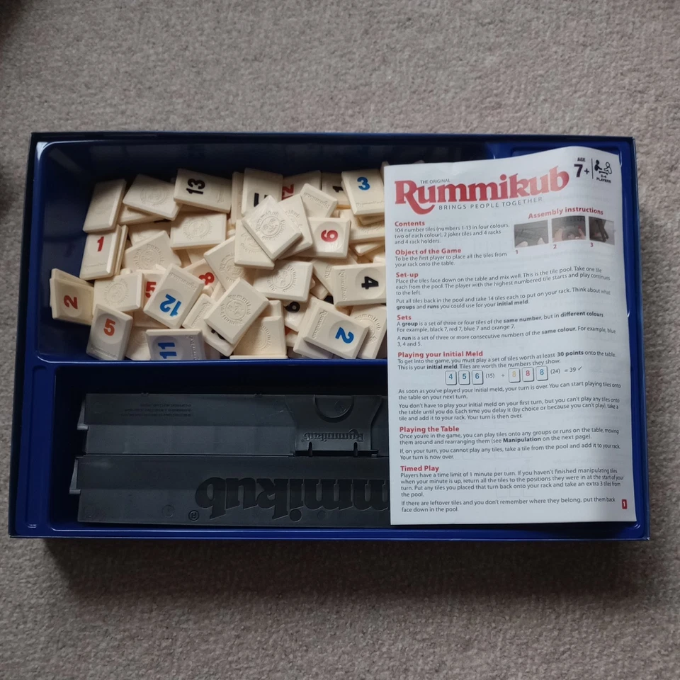 Rummikub The Original Classic Board Game Hasbro. 100% complete. - Image 2 of 3
