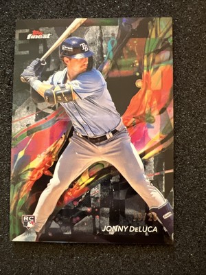 2024 Topps Finest Jonny DeLuca Black Refractor /20 Rookie RC