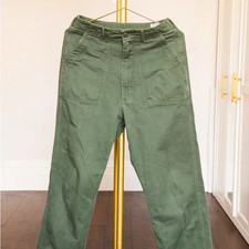 Orslow Women  s High Waist Fatigue Pants EUC