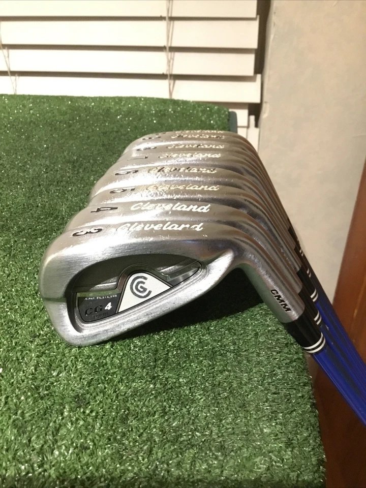 Cleveland CG4 Tour CMM Irons Set (3-PW) Stiff Grafalloy ProLaunch Blue Graphite - Image 2 of 4