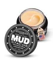 Unscented Mustache Wax for Men 24-Hour Hold, Easy Application, Non-Tacky