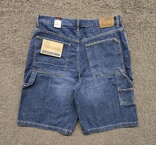 Vintage Tommy Hilfiger Jean Shorts Mens 38 Carpenter Baggy Y2K Skater NEW NWT