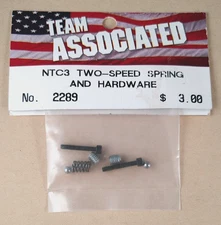 Team Associated ASC 2289 NTC3 Nitro TC3 2 Speed Spring & Hardware RC Sedan Parts