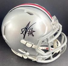 Arvell Reese Signed Autographed Ohio State Buckeyes Mini Helmet Psa/Dna Coa