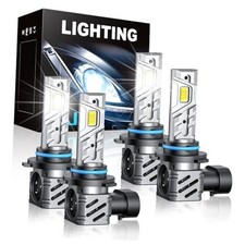 9005/HB3 9006/HB4 Fog Light Bulbs Combo, 2025 Updated 9005 9006 Cool White