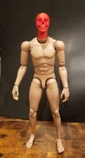 Custom 3d printed 1/6 skull head sculpt in multiple colors