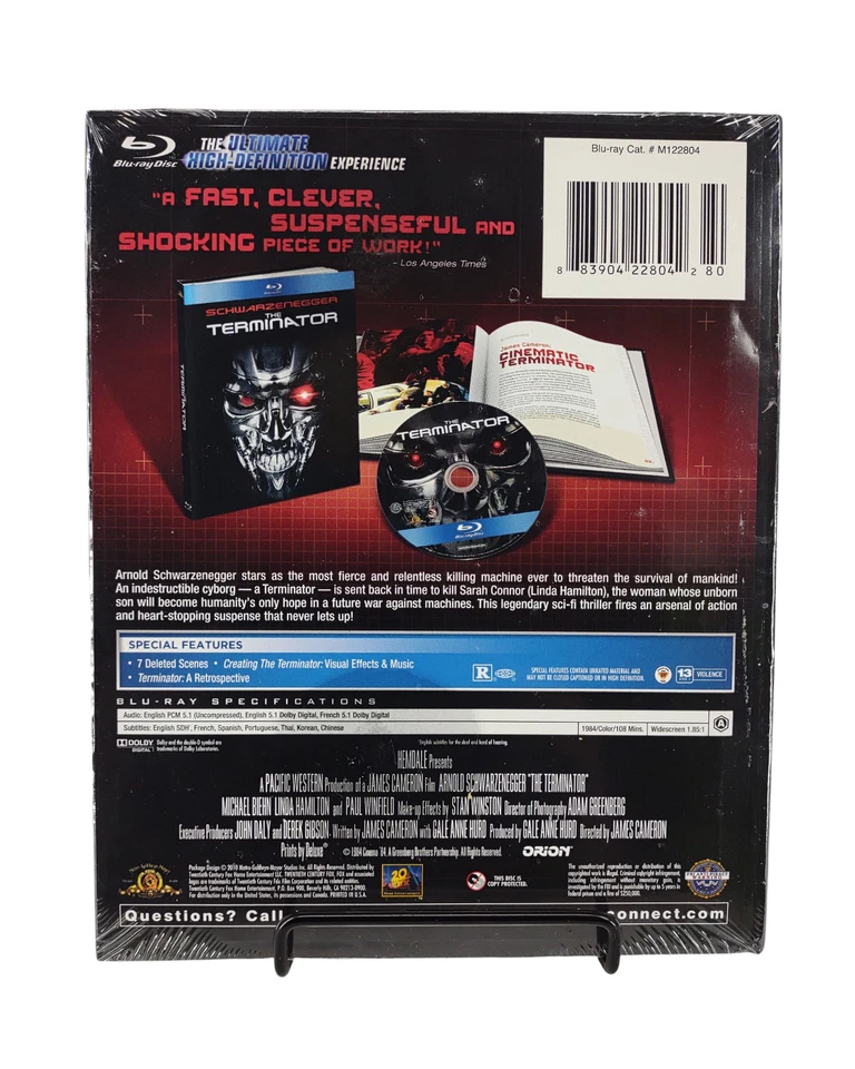 The Terminator (Blu-ray, 1984) Limited Edition DigiBook. New Sealed - Image 2 of 4