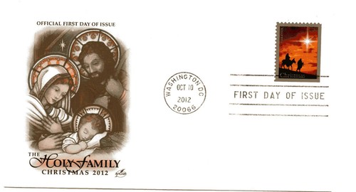 4711 Navidad 2012, Holy Family, ArtCraft, FDC