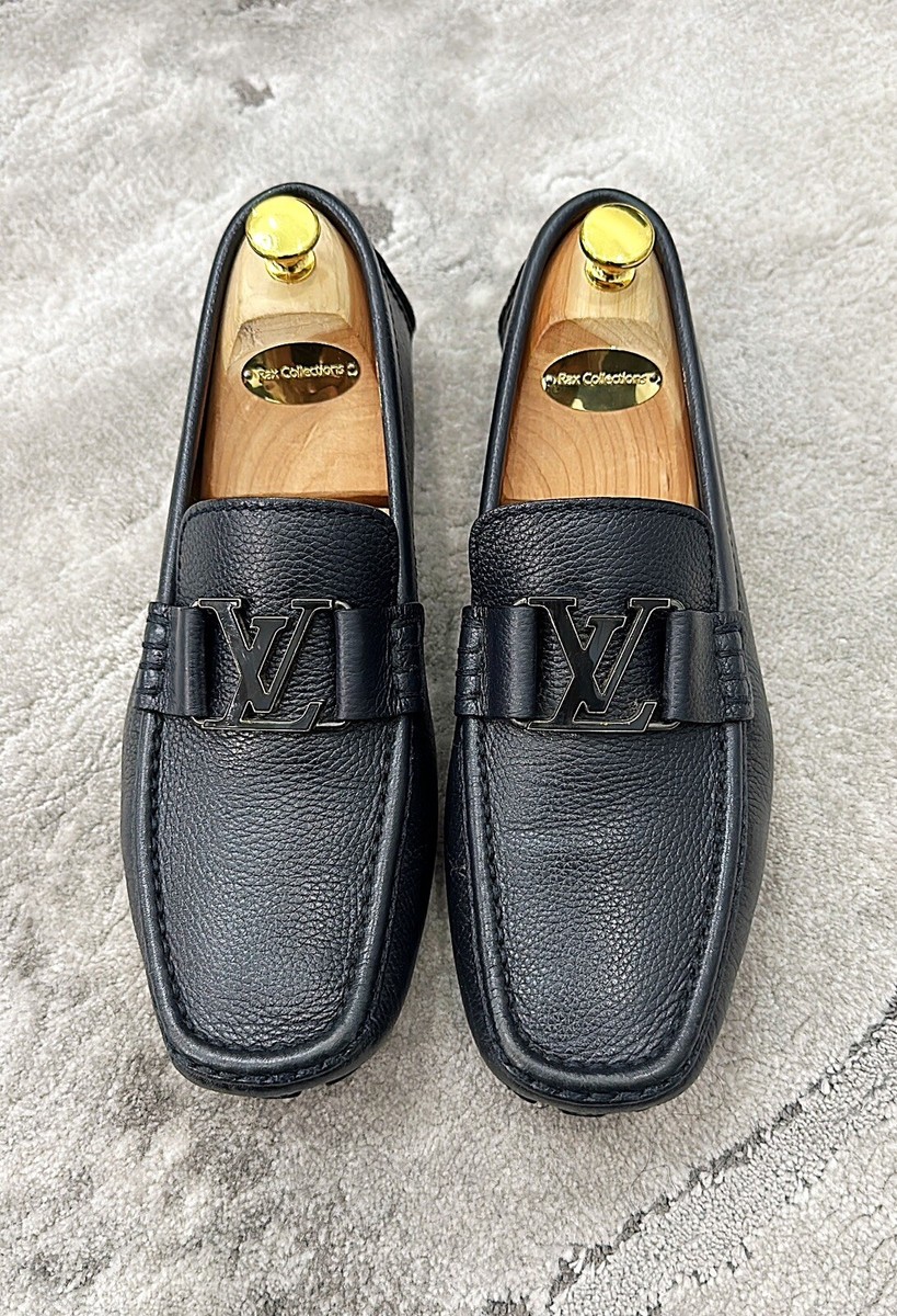 Authentic Louis Vuitton Monte Carlo Leather Mens Loafer US8 Authentic Louis Vuitton Monte Carlo Moccasin | Mercari main image 4