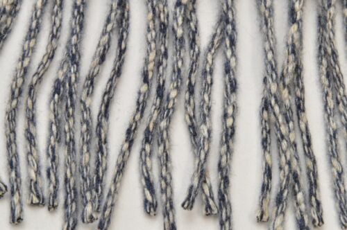 HERMES Kazak Key Collection Scarf Stole Cashmere navy and beige - Picture 4 of 14