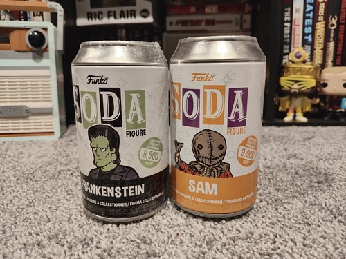 Funko Halloween Sodas: Frankenstein (8,500) & Sam from Trick r Treat (9,000) NEW