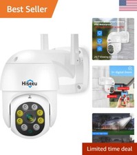 WiFi Security Camera - Auto Tracking - Night Vision - 360  View - Two-Way Audio
