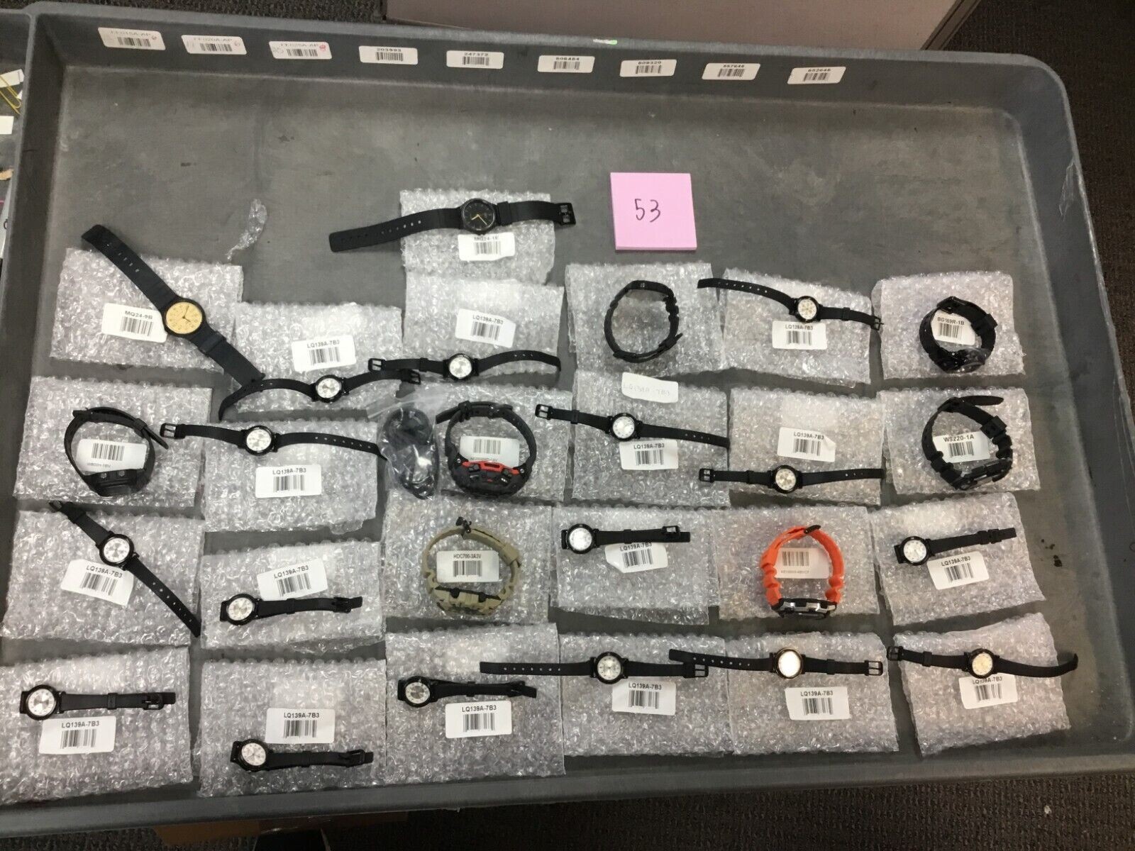 Casio Mixed Defective of Casio Watch Non-Working 30 parts 404 for lot - vintagewatches.pk