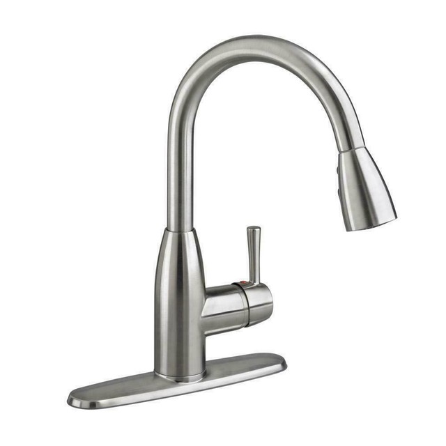 American Standard Olvera Stainless Steel 1 Handle Kitchen Faucet