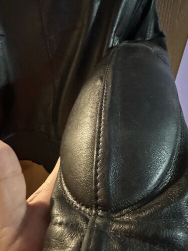 Bates Custom Black Leather California Armored Motorcycle Jacket S-M - Bild 10 von 18