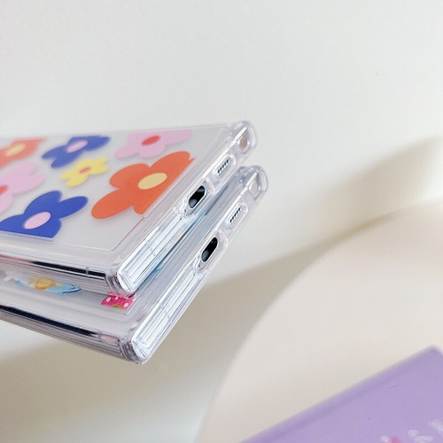 Flower Clear Case For Samsung Galaxy S24 Ultra S23 S22 A55 A15 A54 A33 A52 Cover - Picture 8 of 14