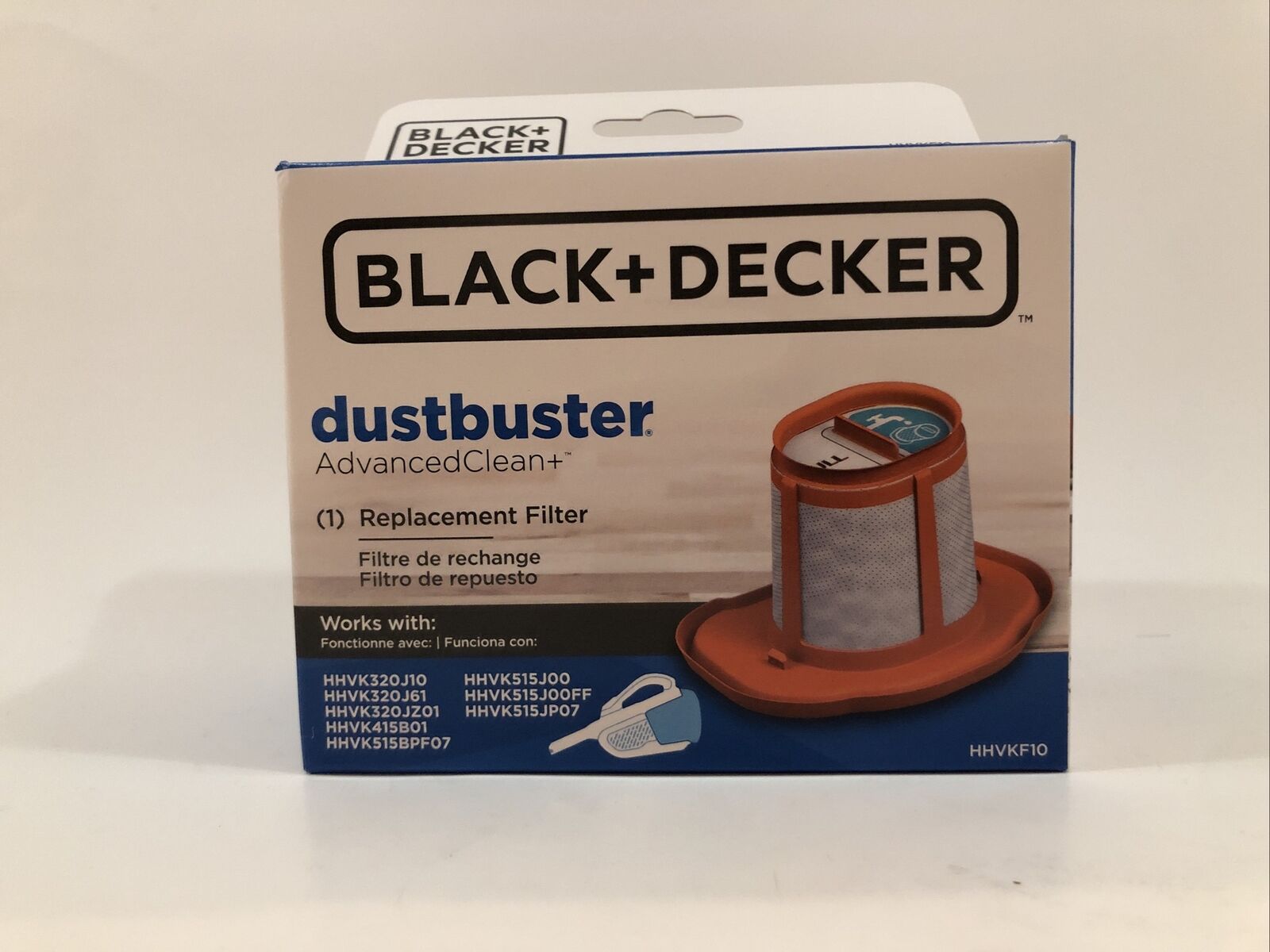 HHVKF10 Dust-buster Filter Replacement Compatible with Black and