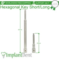 X1 Dental Hexagonal Key Short/Long Stem For Orthodontic Micro (TADs)