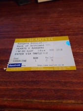 Hearts v Rangers Match Ticket - 17th May 2003 Scottish Premier League