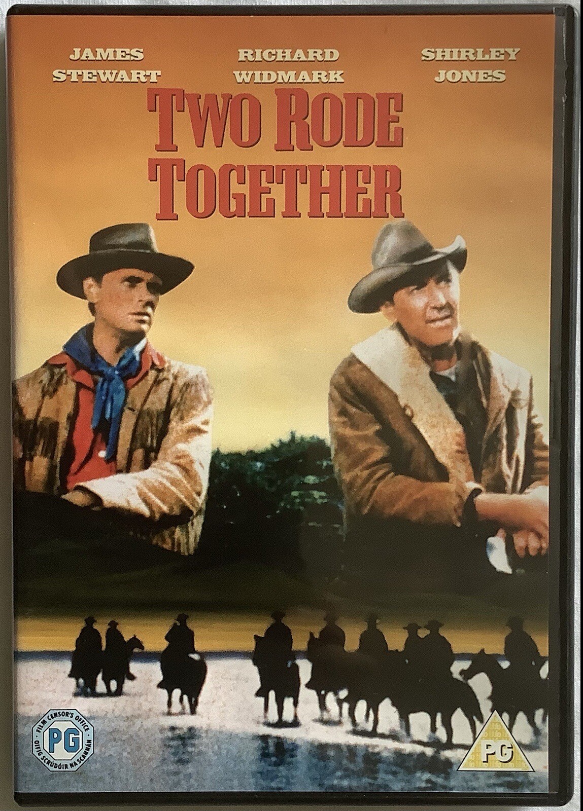 TWO RODE TOGETHER - JAMES STEWART, RICHARD WIDMARK - REG 2 PAL UK DVD ...