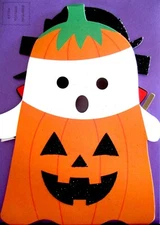Papyrus Standing Displayable Halloween Characters Greeting Card