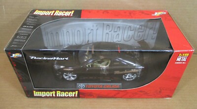 Jada Toys Toyota Celica Nera 1:18 - Import Racer Hart Racing - Modello Pressofuso Con Base, Sigillato