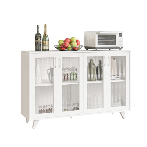 Sideboard Kitchen Buffet Cupboard Living Room Cabinet TV Stand with 2 / 4 Doors - Picture 40 of 57