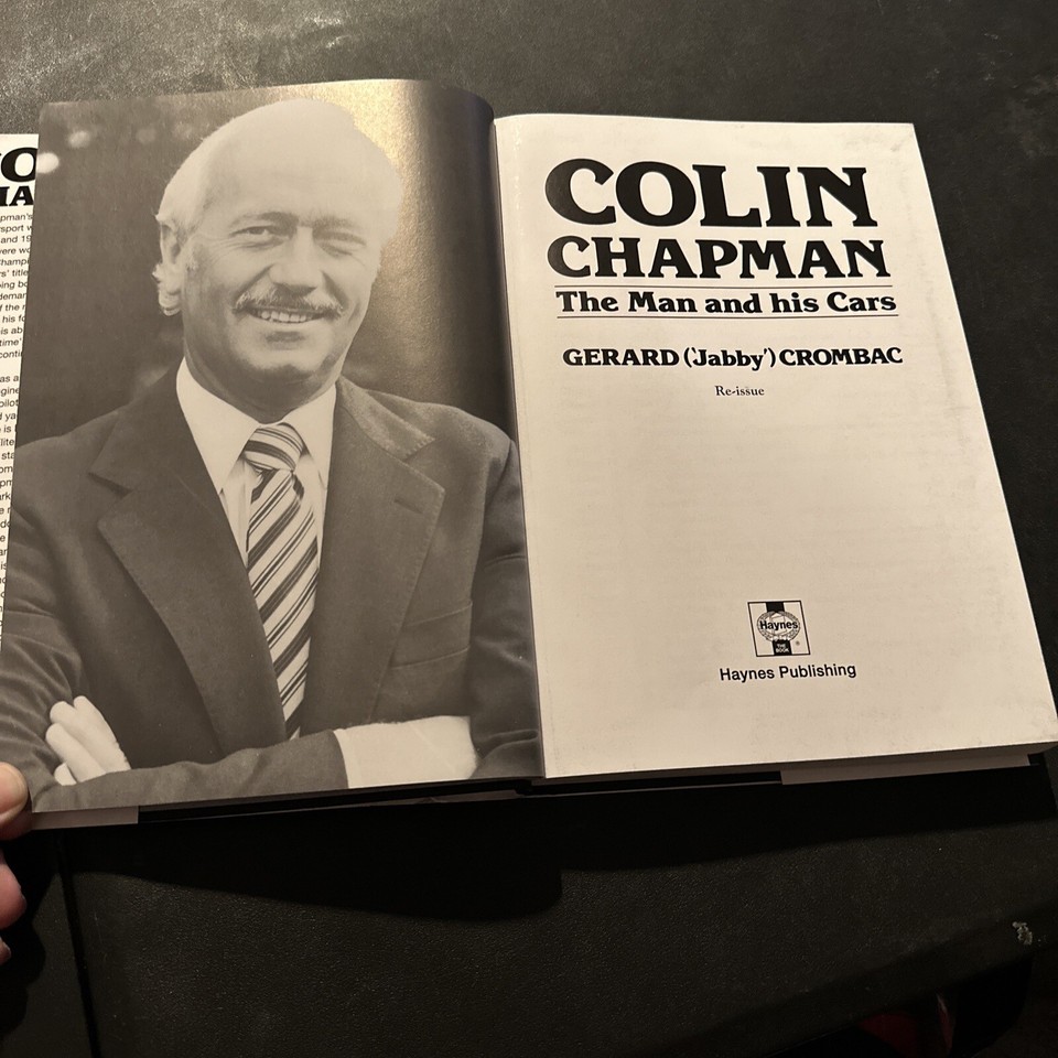 COLIN CHAPMAN THE MAN AND HIS CARS THE AUTHORIZED BIOGRAPHY PDF visual data 8