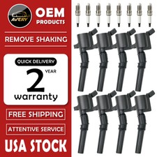 8x Ignition Coil Pack And Iridium Spark Plug For Ford F-150 4.6l Dg508 Sp479