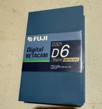 Fujifilm D321 Digital Betacam Video Cassette, 6 minute