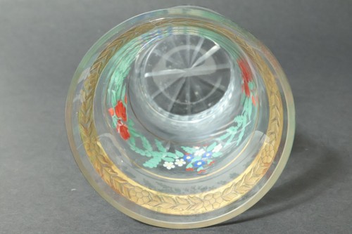 Alter Ranftbecher Glaspokal böhmisches Glas Böhmen ? Ranftglas Becher Glasbecher - Bild 9 von 10