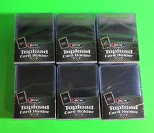 150 Rookie Topload Card Holders - Rookie Imprinted in GOLD, 3 X 4 RIGID PLASTIC
