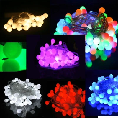 Battery Operated Berry Ball Shaped LED Fairy Lights 20, 40 LEDs Chrismas Wedding