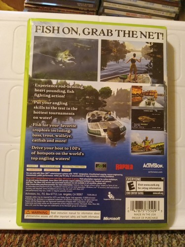 Rapala: Fishing Frenzy 2009 (Xbox 360, 2009) Complete CIB Manual TESTED WORKING - Picture 4 of 4