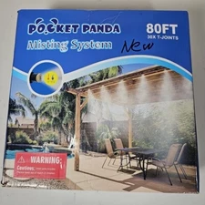 80FT Misting System Cooling Patio Water Misters Outdoor Backyard Garden Canopy