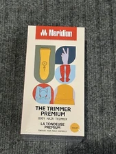 MERIDIAN Premium Trimmer for Men and Women, USB C Charging, Travel Lock (Solar)