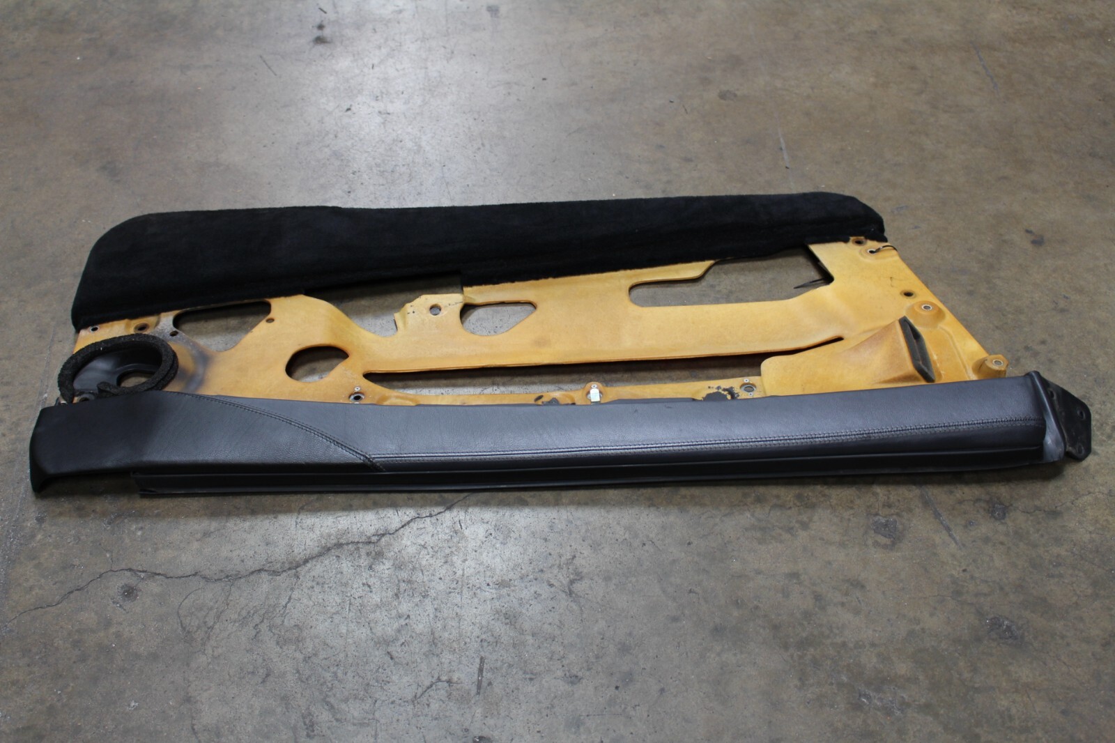 Ferrari 456, LH, Left, Front Door Trim Panel, Blue, Scuffed, Used