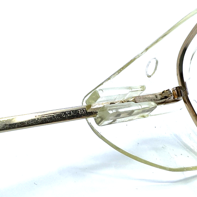 Titmus Z87.I-CS82L Gold Aviator Safety Glasses Frames 57[]16 145