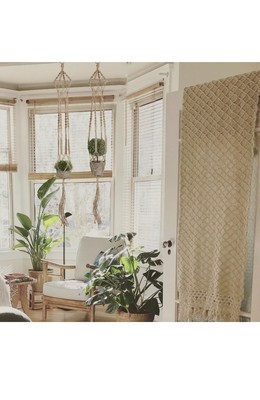 Macrame Plant Hangers With Hooks 2 Pack Fits Pots Up To 7 5 47